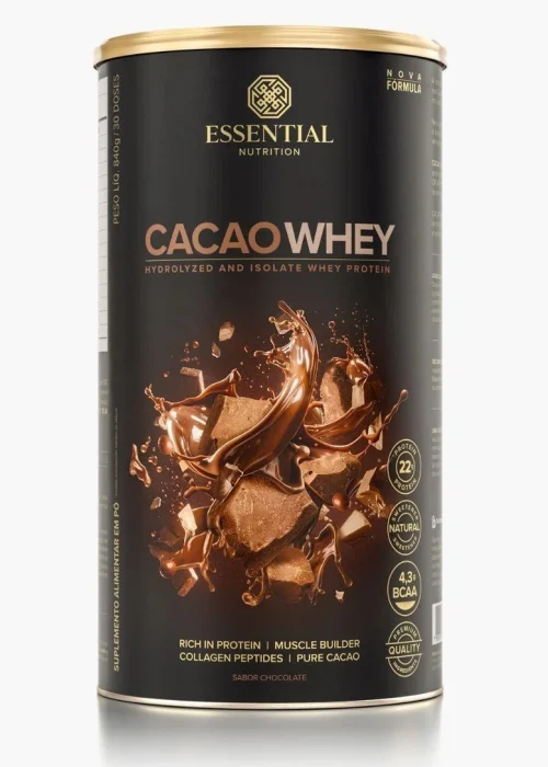 Cacao Whey Protein 840g Essential Nutrition